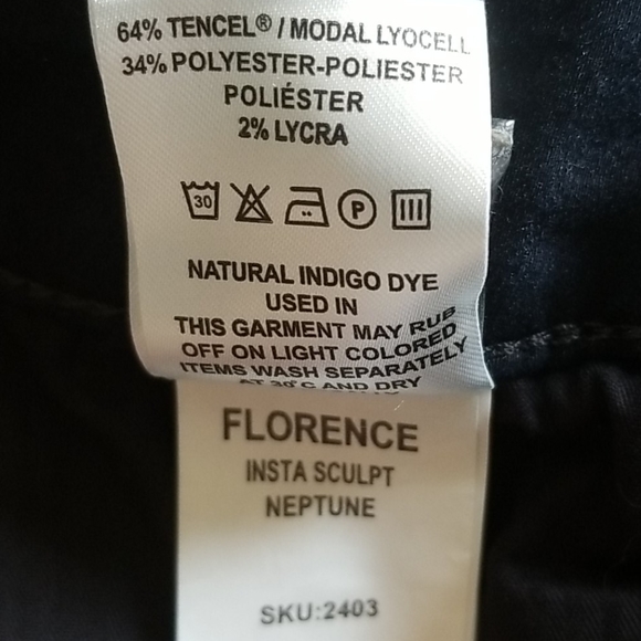 NWOT DL 1961 Premium Denim "Florence" Blue Jeans - Picture 6 of 7